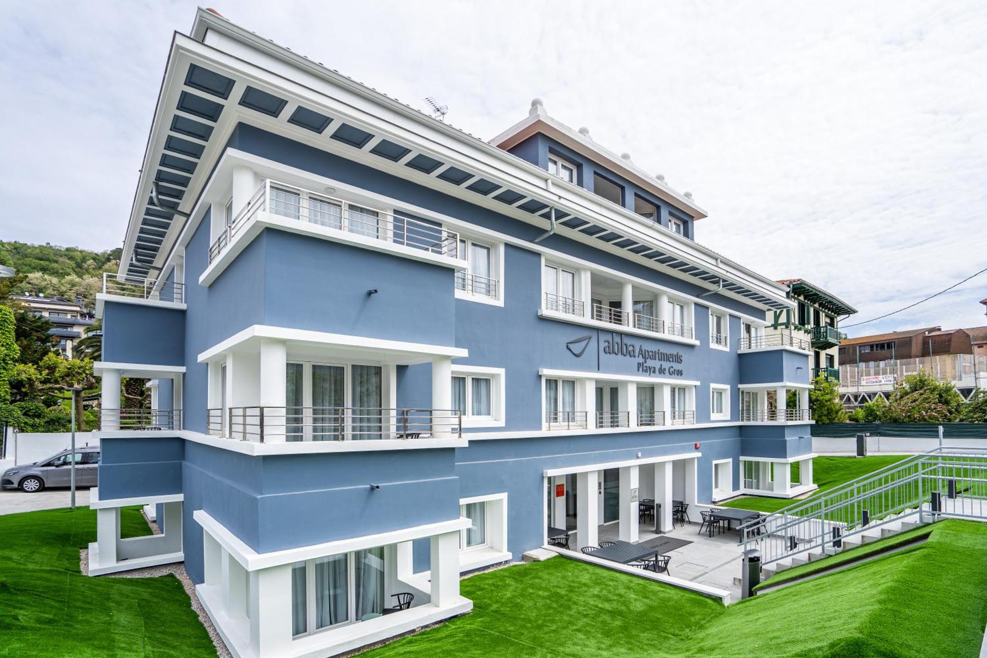 Abba Apartments Playa De Gros San Sebastián Exterior foto