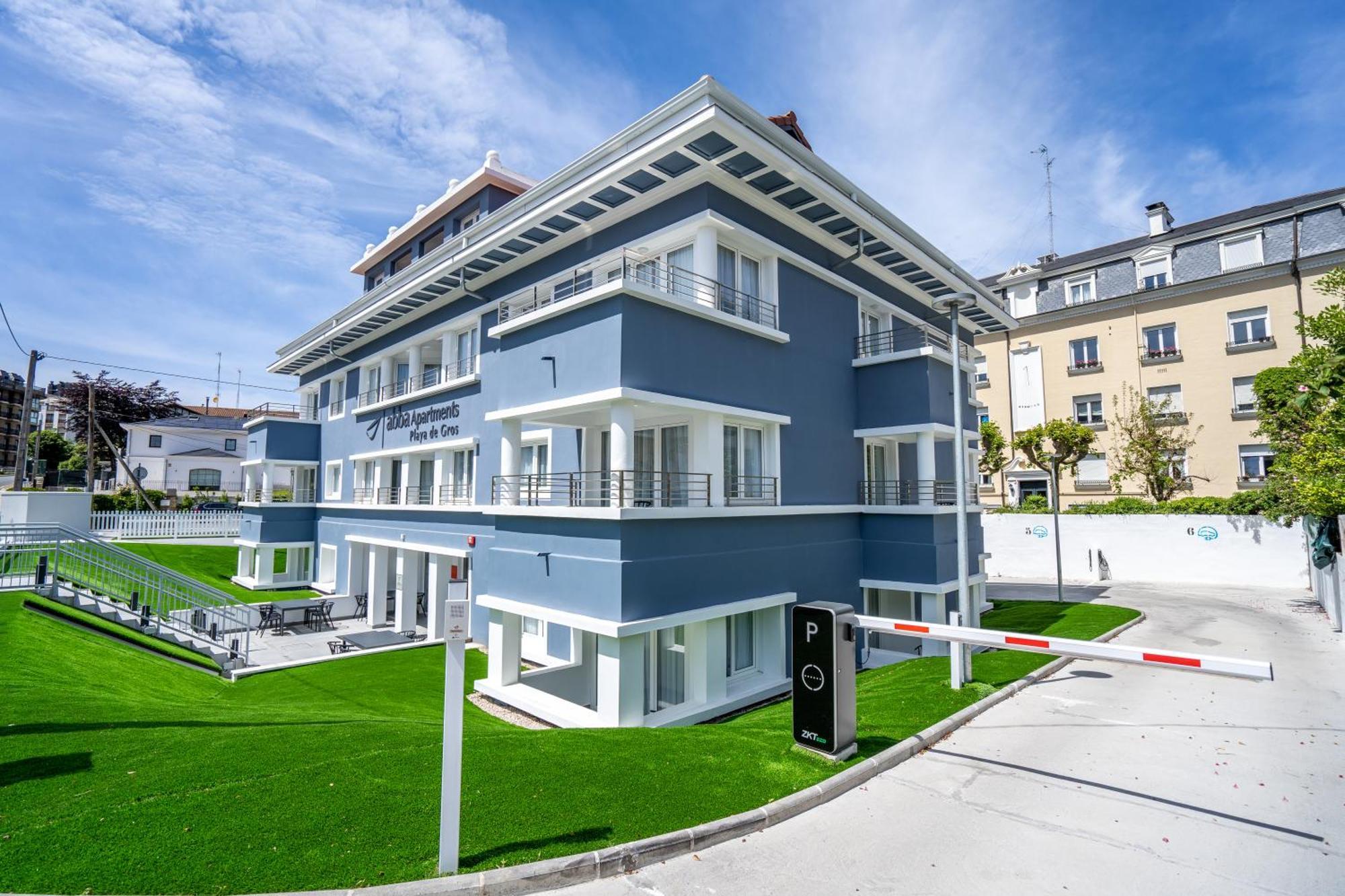 Abba Apartments Playa De Gros San Sebastián Exterior foto